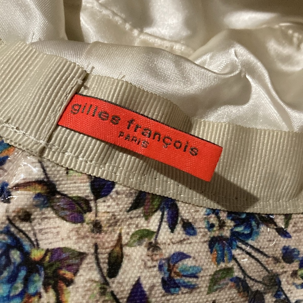 Gilles Francois Floral Wide Brim Rain Hat - Picture 6 of 6